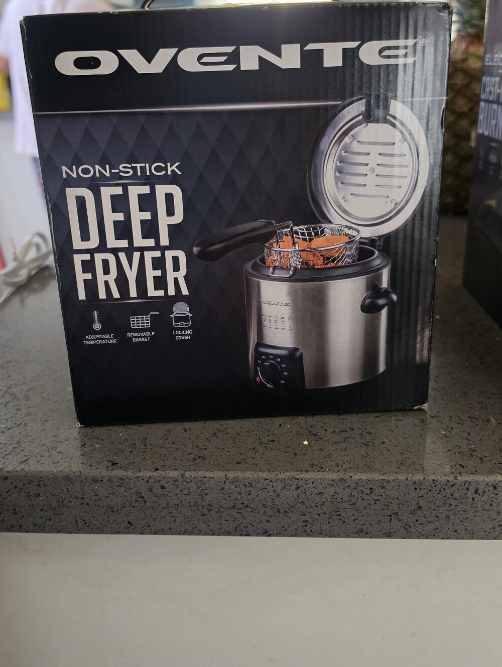Ovente Non-Stick Deep Fryer - Stainless Steel Finish